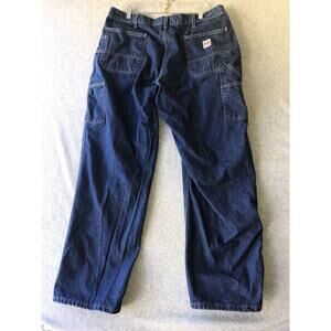 Carhartt FR Jeans Mens 40x32 Blue Denim Original Carpenter Flame Resistant CAT2